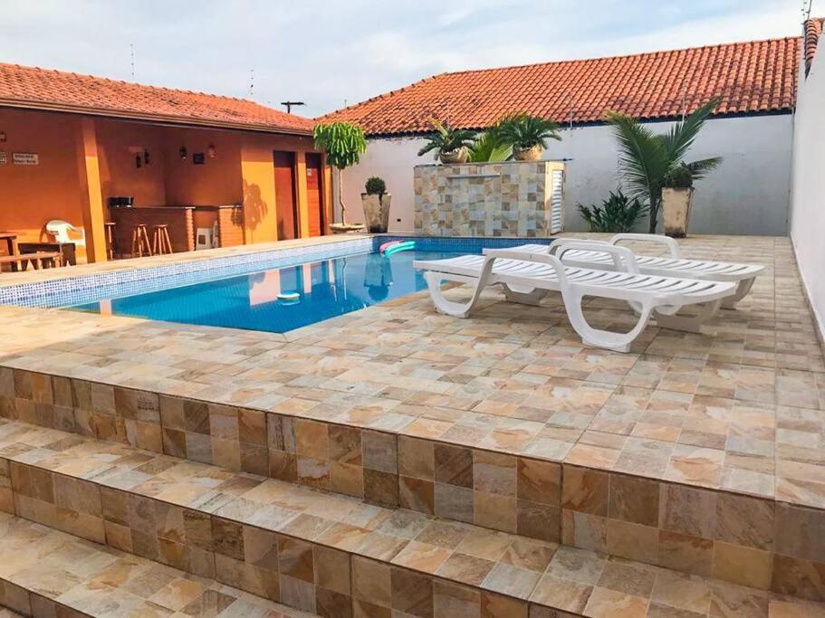 Villa Casa Com Piscina Itanhaem Cibratel II Exterior foto